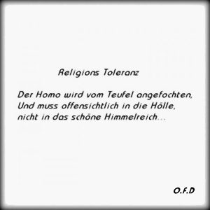 Religions Toleranz