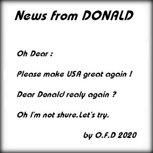 News from Donald : Greatfulness